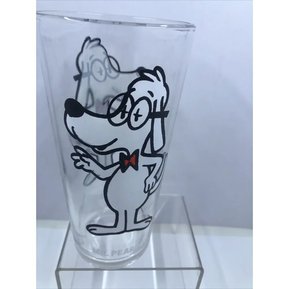 Vintage  Mr. Peabody Drinking Glass Pepsi Collector 1970's Pat Ward